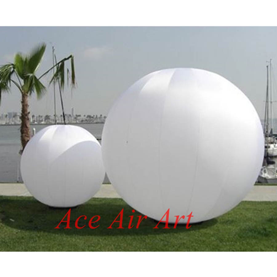 Party Event Supplier - ลูกบอลกลมสีขาวแบบเป่าลม, เม็ดโฟมสำหรับตกแต่งงานแต่งงาน, ผู้ผลิตจากจีน