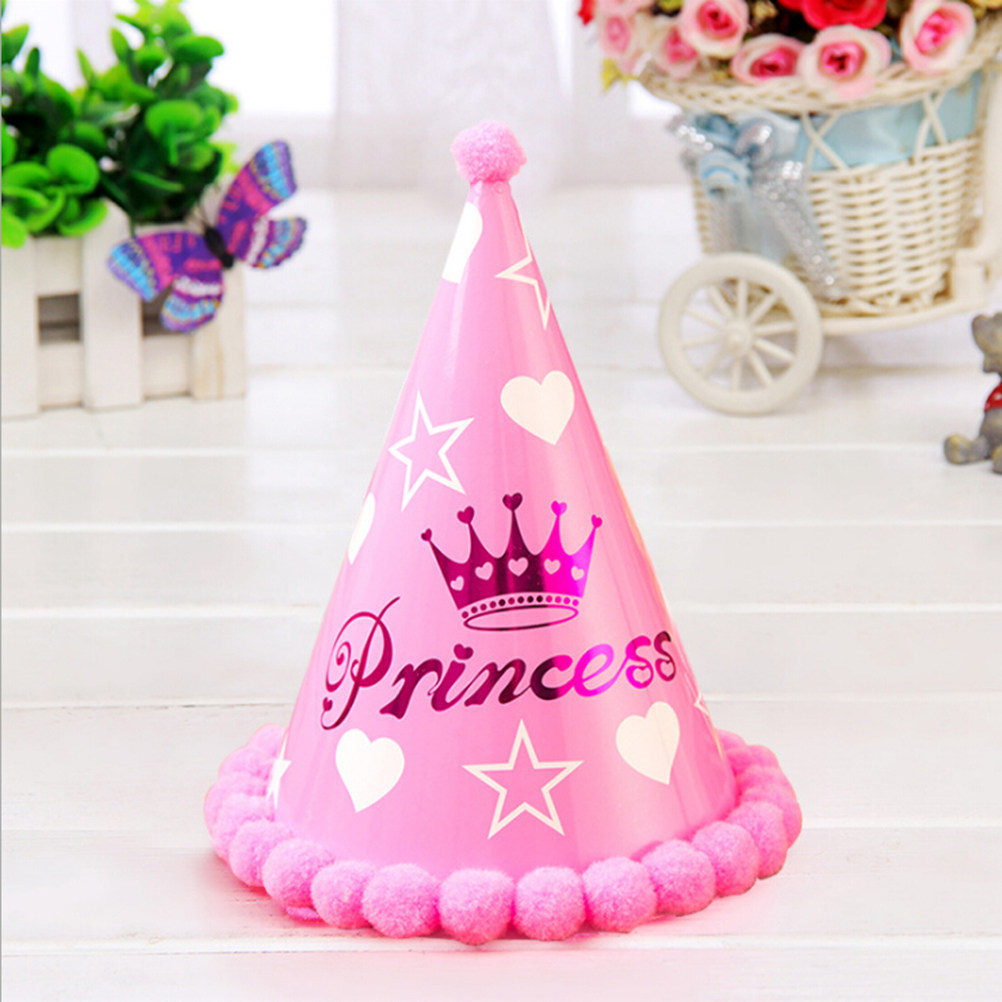 Party Hat Cone - หมวกปาร์ตี้วันเกิด 12 ชิ้น ทรงกรวยคลาสสิก ทำจากกระดาษ สำหรับงานวันเกิดธีมสีรุ้ง