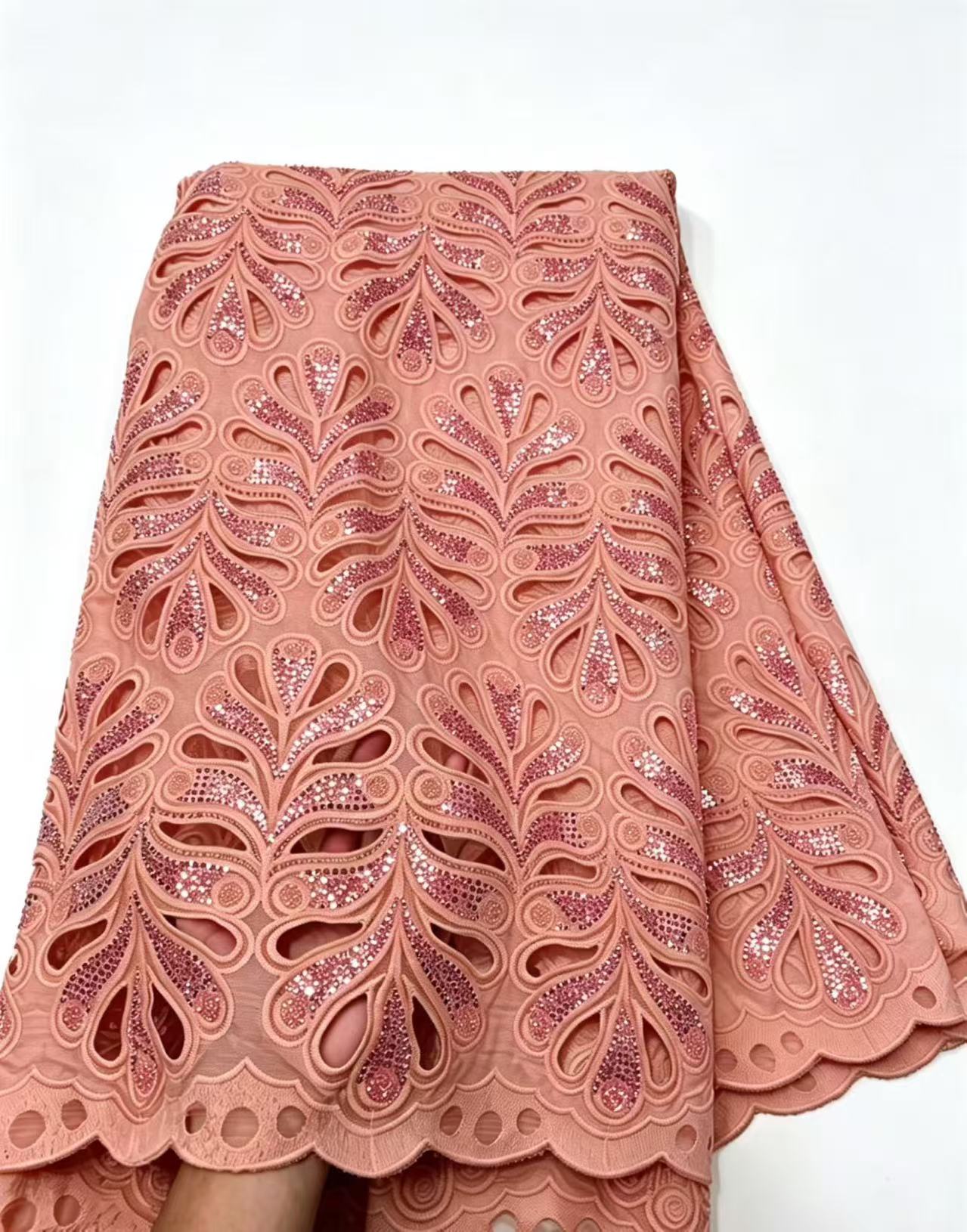 Glitter Tablecloth - ผ้าลูกไม้ปักลายกิปัวร์ไนจีเรียแอฟริกันคุณภาพสูงขายส่ง ปี 2026 ผ้าออร์แกนซ่า ผ้าทูลล์ สำหรับชุดราตรีงานปาร์ตี้