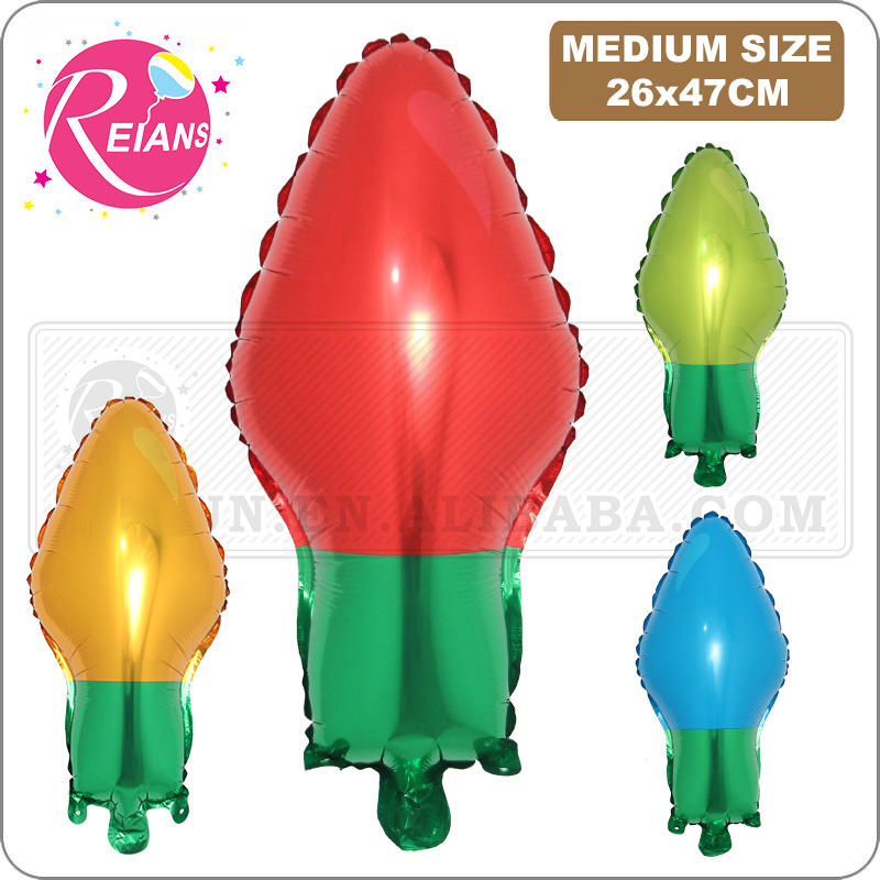 Party Event Supplier - หลอดไฟอลูมิเนียมฟอยล์บอลลูนทารกฝักบัวตกแต่งคริสต์มาสสำหรับผู้ใหญ่งานแต่งงานวันเกิดวันเด็กของเล่น Party ซัพพลายเออร์