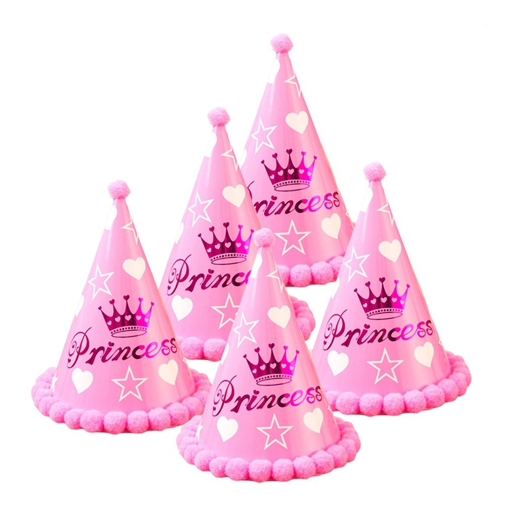 Party Hat Cone - 12 ชิ้นหมวกปาร์ตี้วันเกิดสีสันสดใสลายจุดหัวใจมงกุฎสุขสันต์วันเกิดออกแบบรูปทรงกรวยหมวกกระดาษสำหรับผู้ใหญ่อุปกรณ์ประกอบฉากภาพถ่าย
