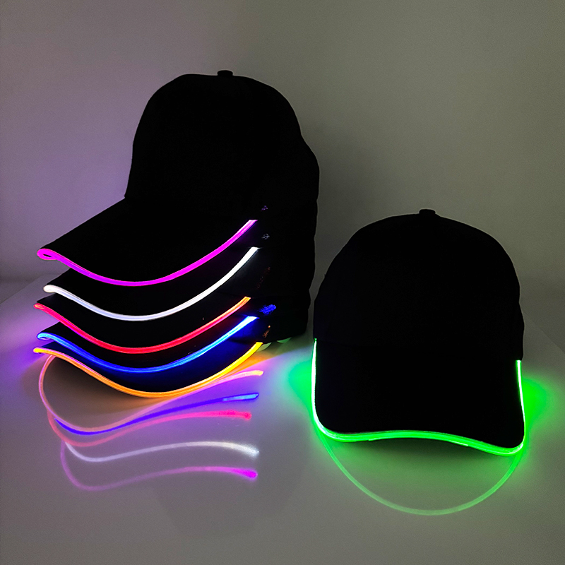 Event Party Dj - อินเทรนด์ Light Up เรืองแสงเบสบอลหมวก LED Luminous