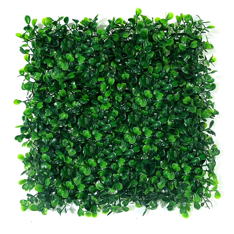 Flower Wall Panel - แผงติดผนังพืชเทียมทำจากไม้เนื้อแข็งสีเขียวใช้ตกแต่งสวนหลังบ้านรั้วเพื่อความเป็นส่วนตัว