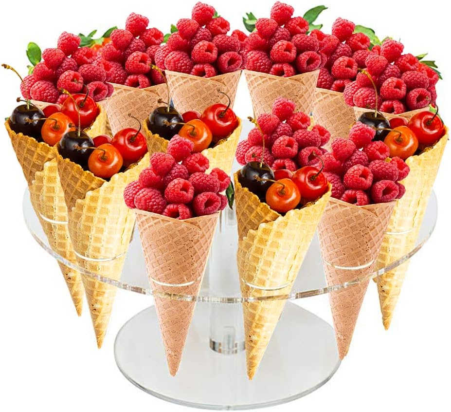 ที่วางโคนไอศกรีมอะคริลิคสำหรับ - Cotton Candy Cone บทวิจารณ์และราคา
