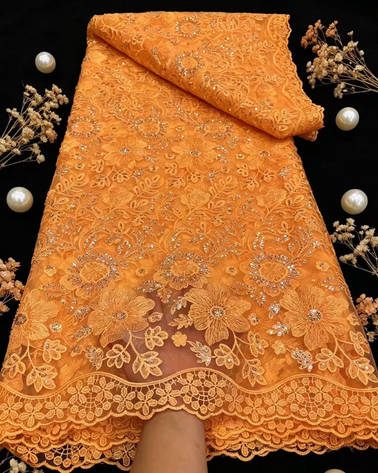 ผ้าลูกไม้ฝรั่งเศสแท้ ประดับเลื - Glitter Tablecloth บทวิจารณ์และราคา