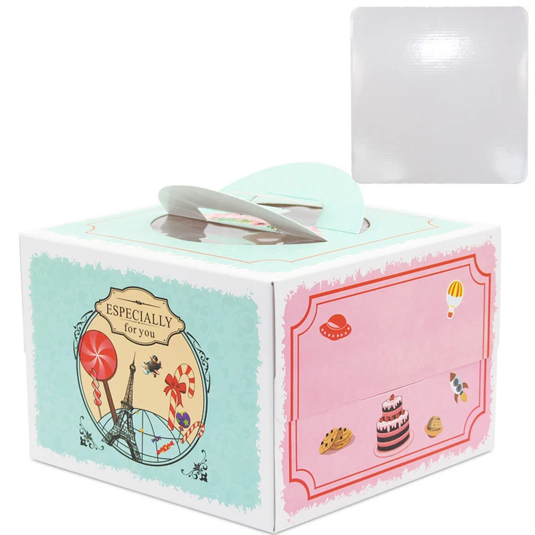 5 ชิ้น 8 นิ้วกล่องเค้กหน้าต่าง - Party Event Supplier บทวิจารณ์และราคา