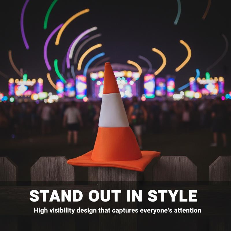 หมวกกรวยจราจร 1 ชิ้น อุปกรณ์เส - Party Hat Cone บทวิจารณ์และราคา