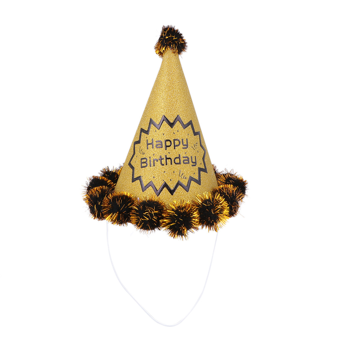 หมวกวันเกิดแบบกลิตเตอร์ 4 ชิ้น - Party Hat Cone บทวิจารณ์และราคา