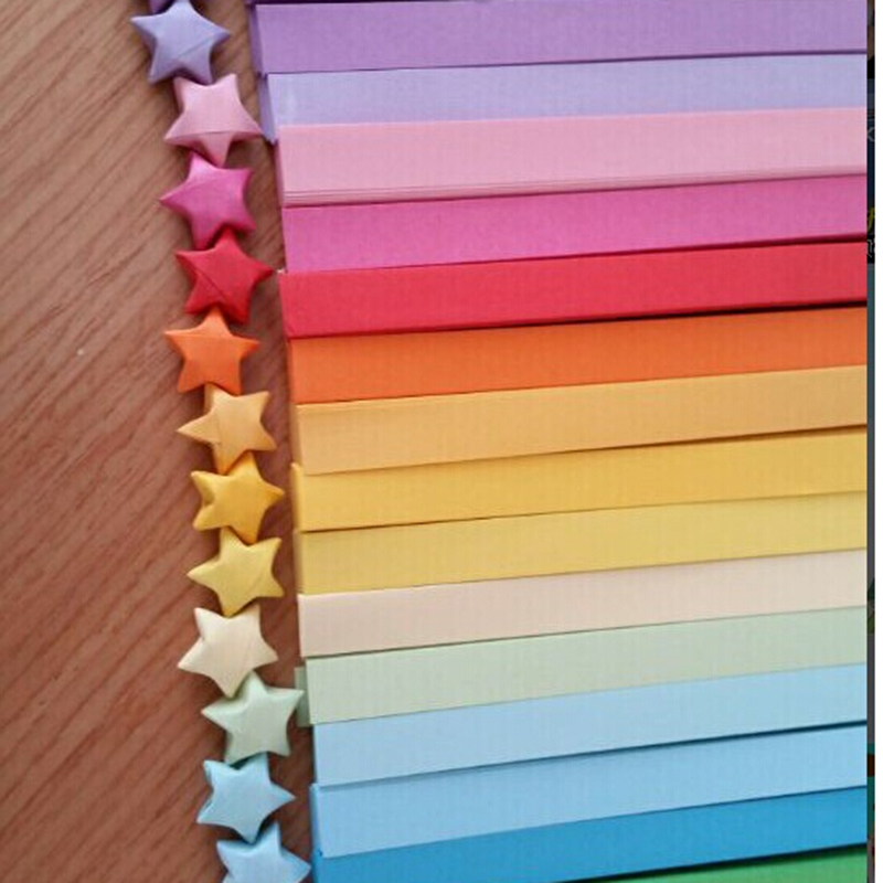 กระดาษพับดาวนำโชคสองด้าน 27 สี - Papercraft Supply Ribbon บทวิจารณ์และราคา
