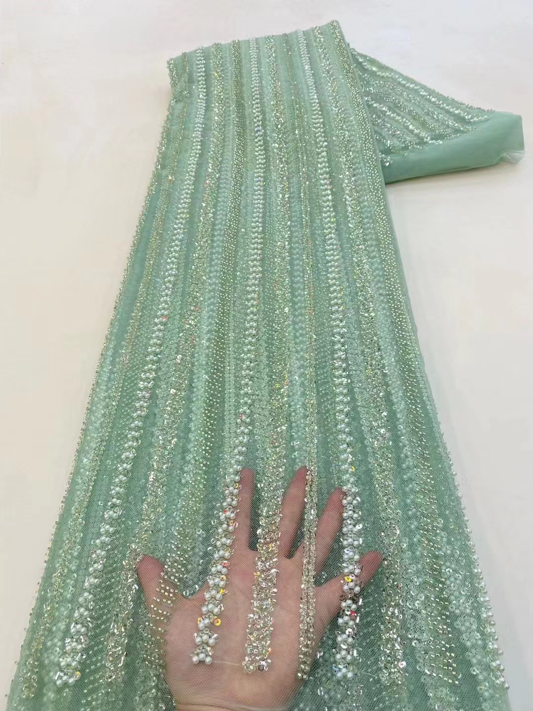 ผ้าลูกไม้ทูลล์คุณภาพสูงจากแอฟร - Glitter Tablecloth บทวิจารณ์และราคา